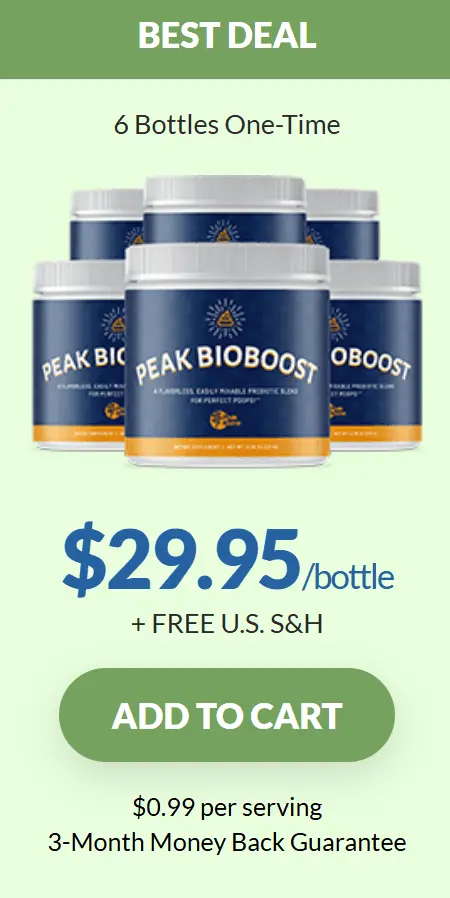 Peak BioBoost Buy 6 Bottle
